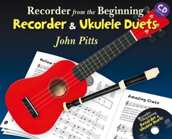 Recorder From The Beginning | Recorder And Ukulele Duets Book/Cd | John Pitts-image