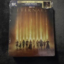 Eternals Steelbook 4K UHD + Blu-ray + DIGITAL Best Buy Limited Edition New Eternals Steelbook 4K UHD + Blu-ray + DIGITAL Best Buy Limited Edition New