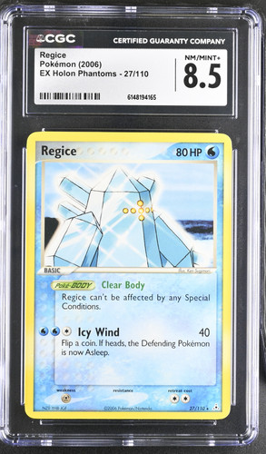 Regice graded CGC 8.5 for sale on eBay