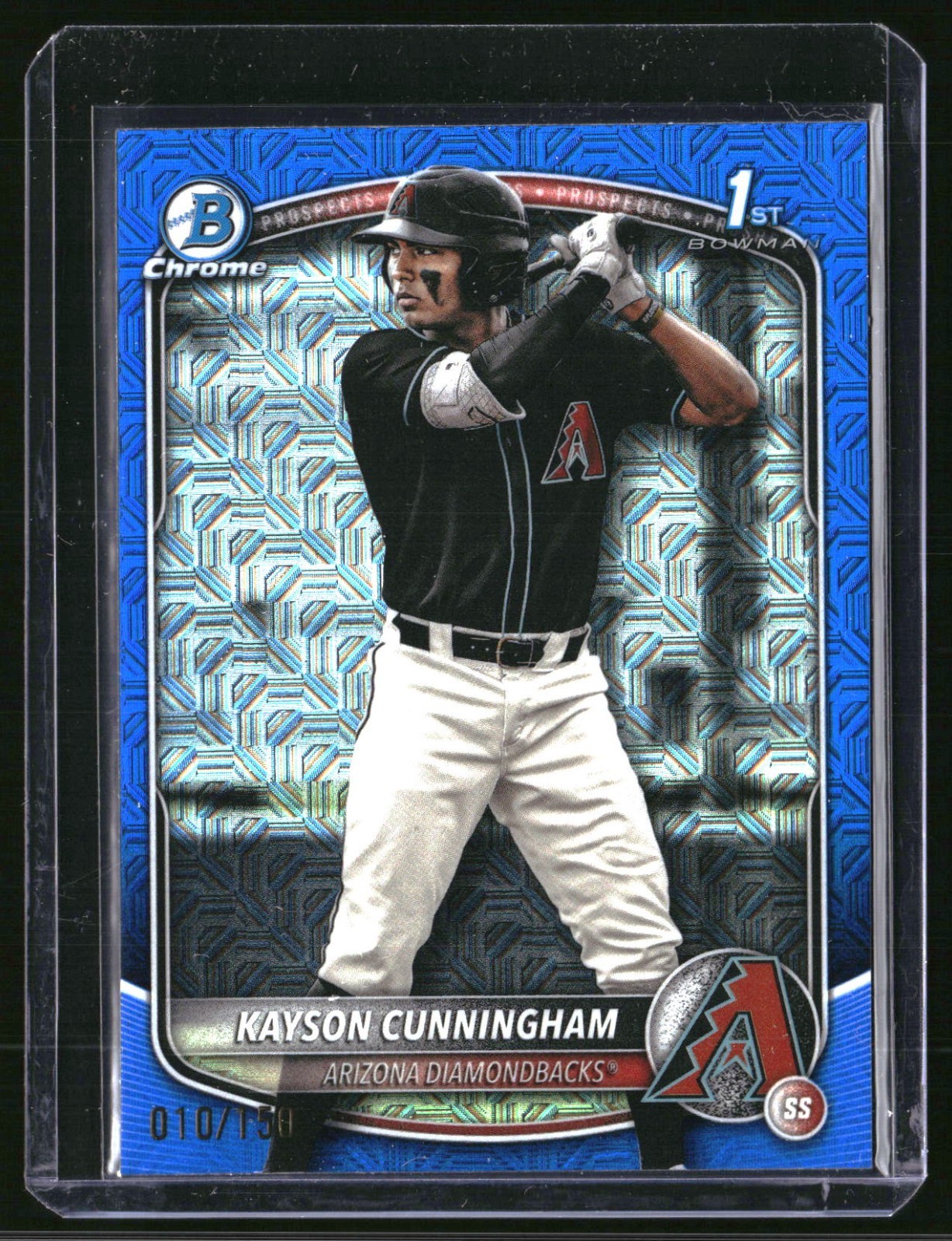 2025 Bowman Draft Mega Baseball Kayson Cunningham 1st Bowman Blue 10/150 #BDC-84