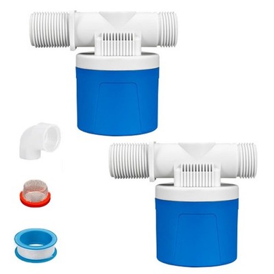Schwimmerventil 1/2 3/4 1in 2er Pack für Nutztiere für Wassertank und Aquarium