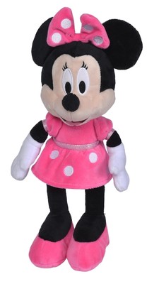 Simba Toys - Disney Minnie Mouse Plush, Soft and Comfortable Material, 100% Orig
