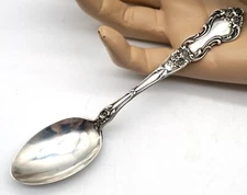 Sterling Silver Spoon Floral Pattern MECHANICS STERLING COMPANY - Attleboro, MA