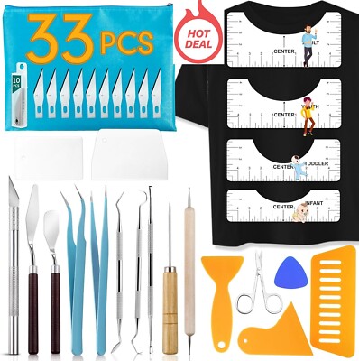 33 Cricut Tool Set Craft Basic Supplies Home School Scrapbook Crafts Accessories