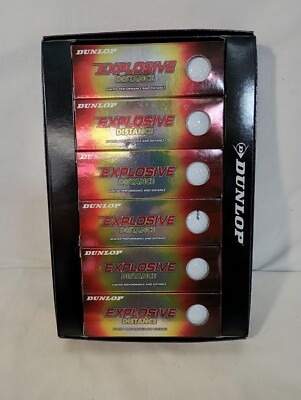 18 Pack Dunlop explosive distance ignited performance golf balls New In Box