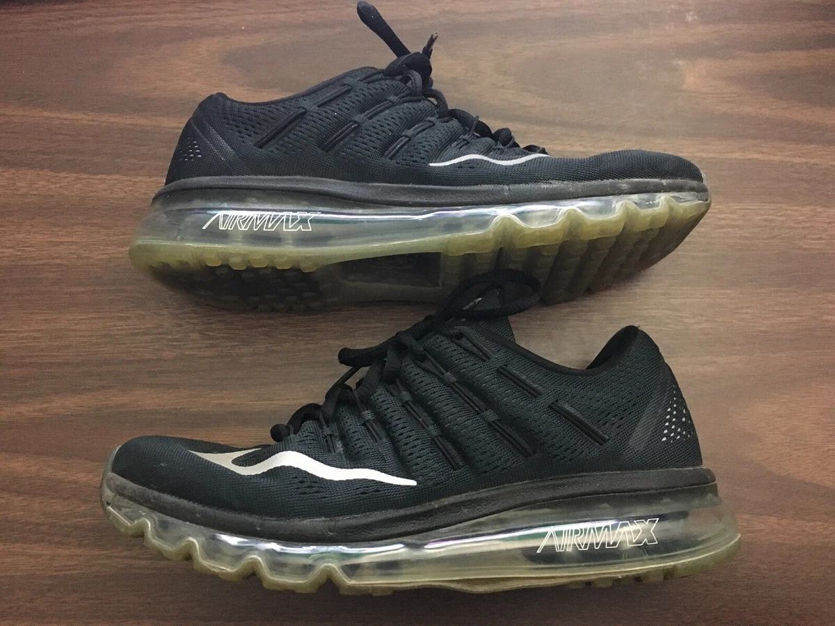 AIR 2016 SHOES - 7 (806771-001) BLACK SILVER | eBay