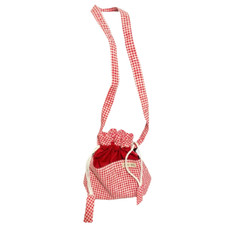 Red handbag handmade embroidered cotton Durable Beautiful Quality