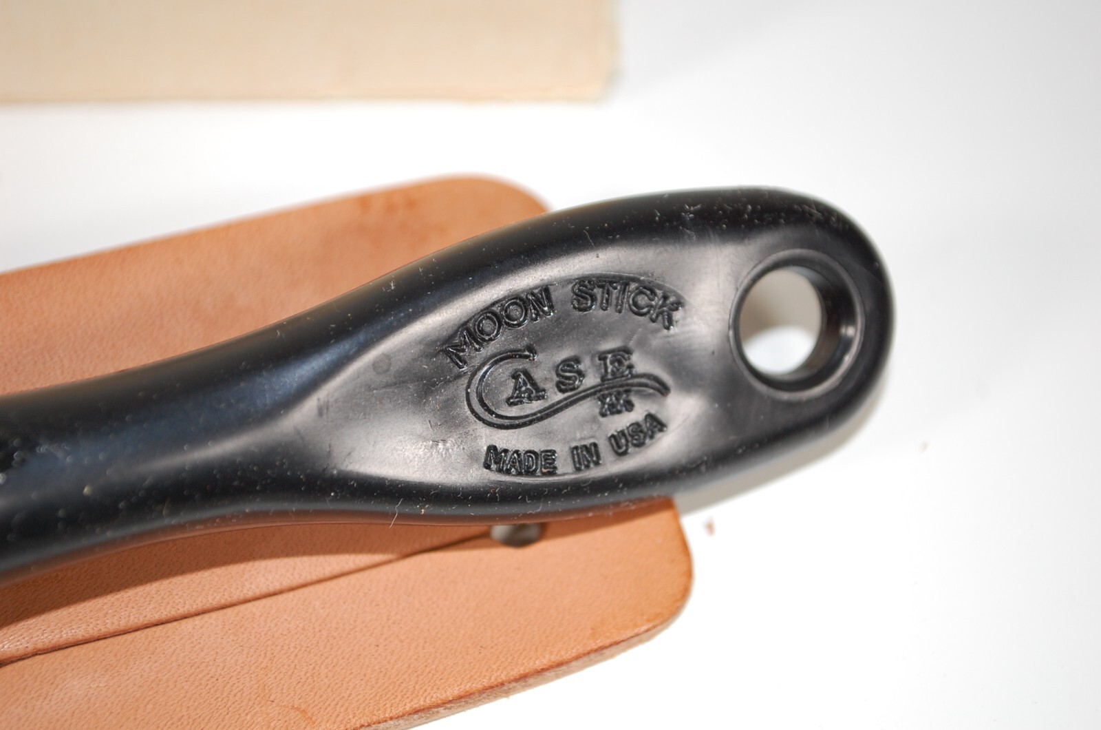 CASE XX MOON STICK Knife Sharpener Rod with Sheath and Original Box eBay