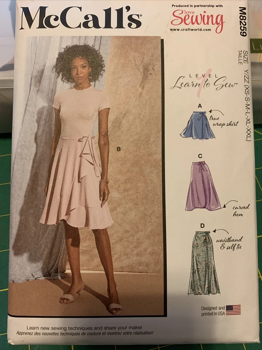 Mccall's wrap skirt clearance pattern