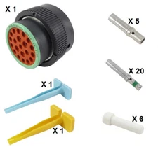 Deutsch HDP20 Series P26-24-21SN Connector Kit