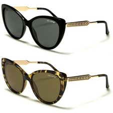Cat Eye Metal And Plastic Frame Glasses BeOne Polarized Women's Sunglasses