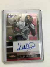 F73977  2008 Finest Autographs #132 Keenan Burton/1999* rams