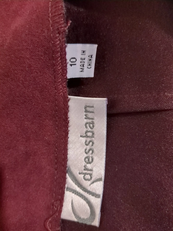 Falda corta de gamuza sintética Dressbarn talla 10 cremallera Foto 3 de 4