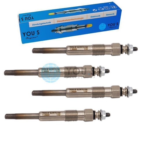 Kit De 4 Bougies De Préchauffage YOU.S Pour RENAULT KOLEOS I 2.0 DCi – Neuves