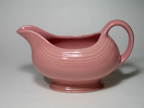 De colección Fiesta Ware Gravy - Barco Salsa Color Rosa Homer Laughlin Co Hecho en EE. UU. - Imagen 4 de 6