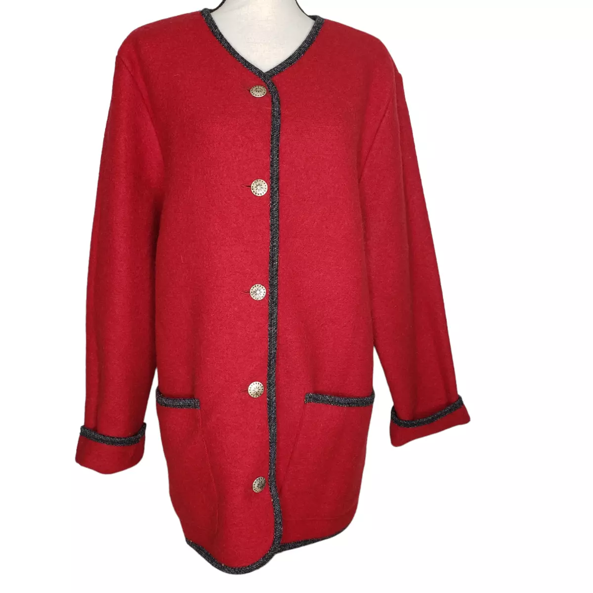 Llbean boiled wool clearance coat