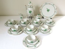 HEREND APPONYI AV 33 PEZZI SERVIZIO CAFFE' PER 8 PERSONE 1° SCELTA