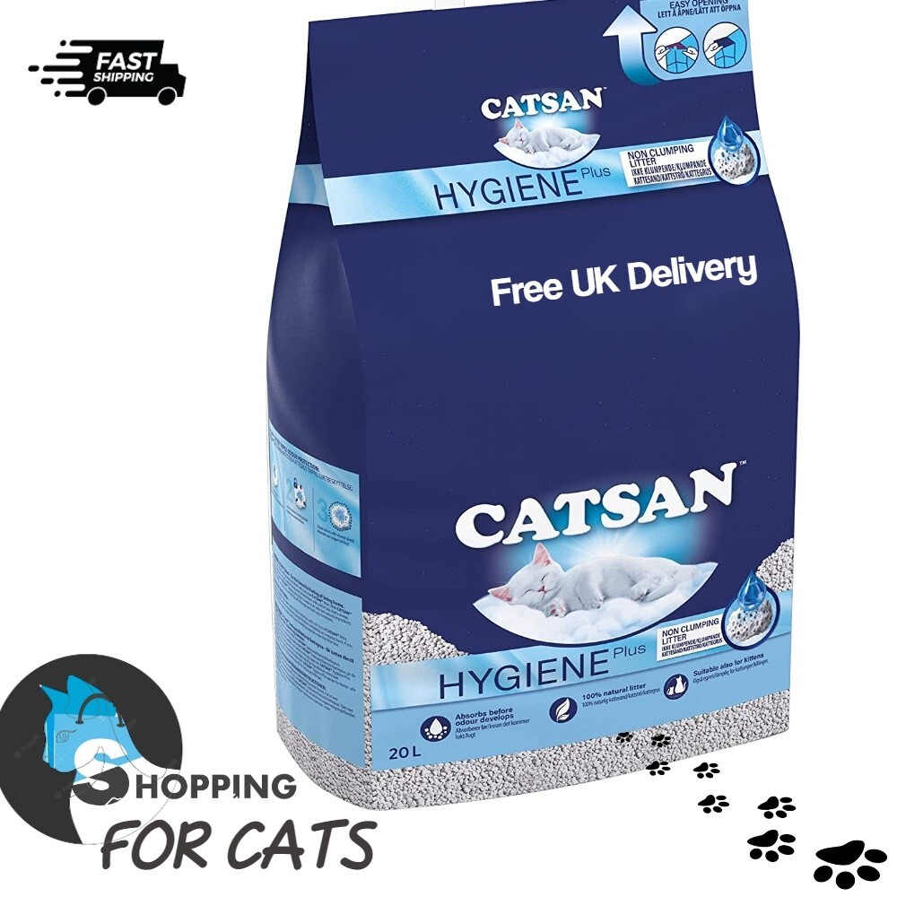 20L Catsan Hygiene Non Clumping Cat Litter 20 Litres Odour Control