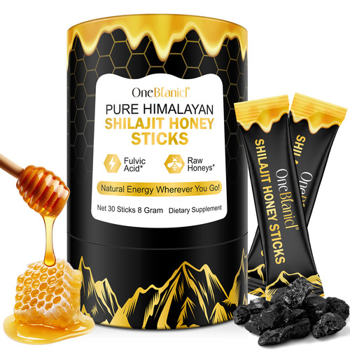 Pure Himalayan Shilajit Honey sticks | Easy to Consume Shilajit honey 30 sticks
