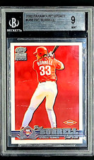 2000 Pacific Paramount Update #U68 Pat Burrell RC Rookie BGS 9 POP 1 None Higher