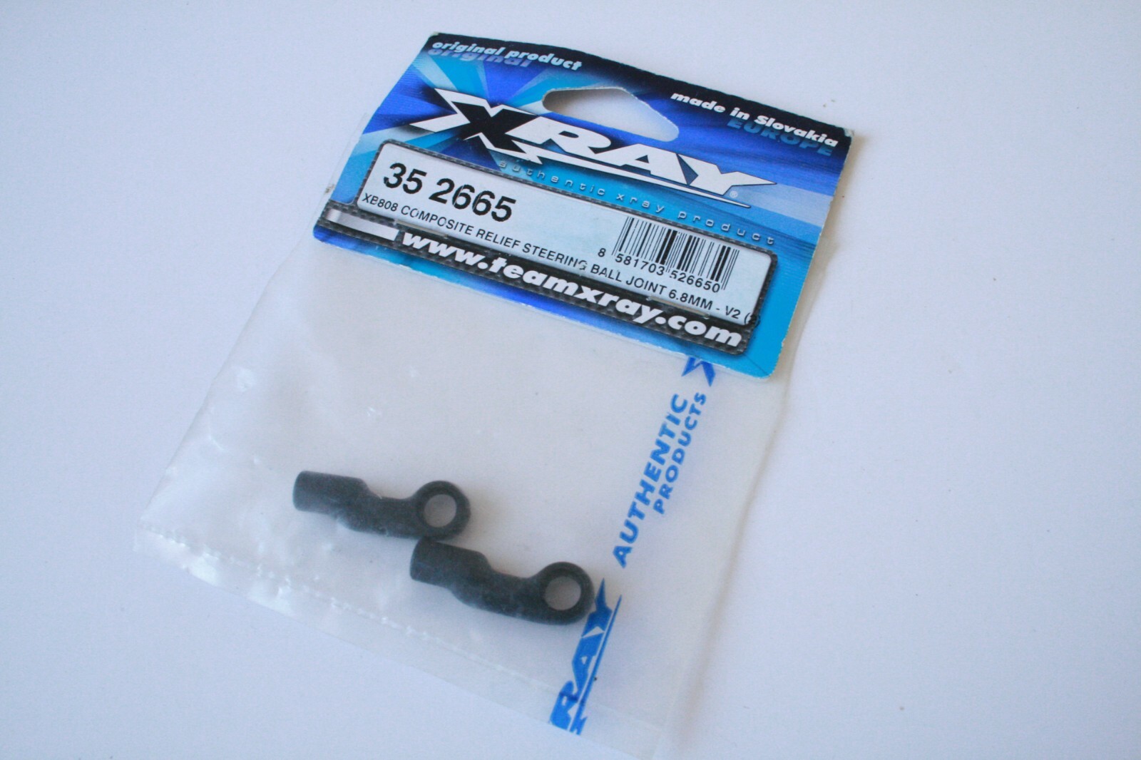 Xray XB808 Composite Relief Steering Ball Joints 6.8mm (2) - 352665 XB9