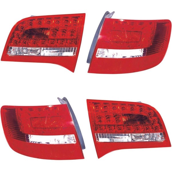 Heckleuchten RüCkleuchten Set Innen Und AußEn Links + Rechts LED FüR Audi A6-image