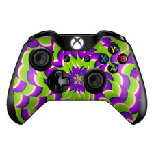 Skins Decal Wrap for Xbox One / One S Controller Trippy Psychedelic Motion swirl
