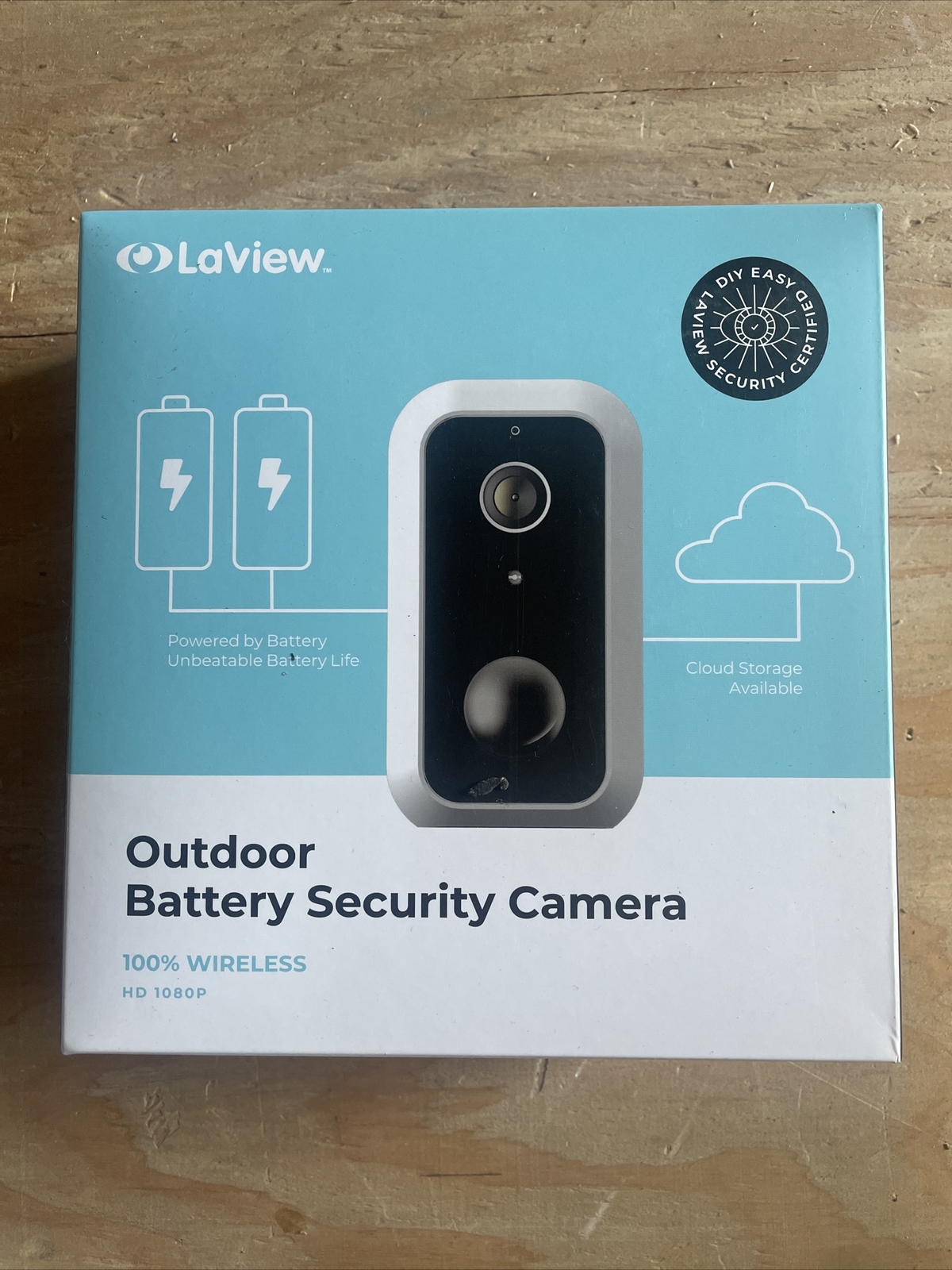 LaView Security Camera Outdoor WiFi Camera 1080P HD Wireless Security