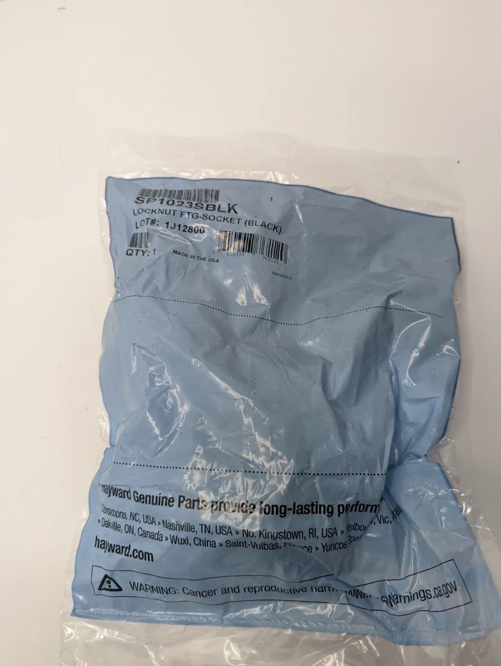 Hayward SP1023SBLK 1-1/2-inch Socket Black Inlet Fitting With Locknut and Gasket - Image 4 of 4