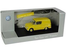 PREMIUM CLASSIXXs 1:43 VW FRIDOLIN TYP 147 PANEL VAN GELB  (1964-1974) - 9 cm
