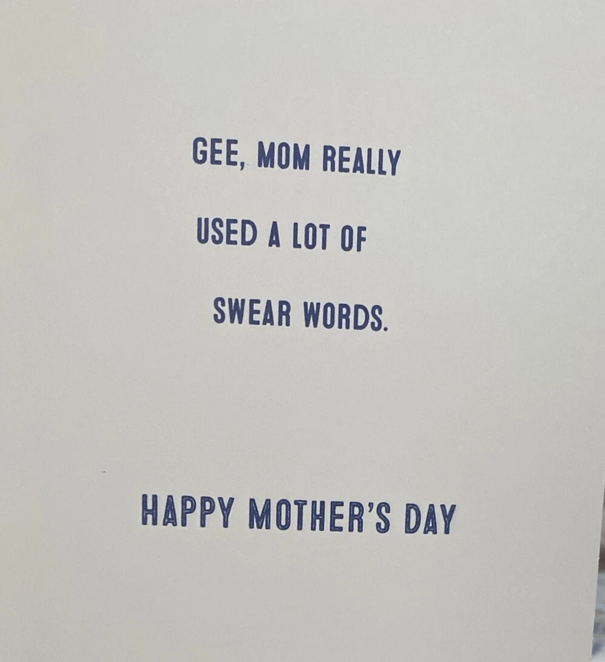 Happy Mother’s Day, Funny Things Your Mom Used To Say Greeting Card - Image 3 of 4