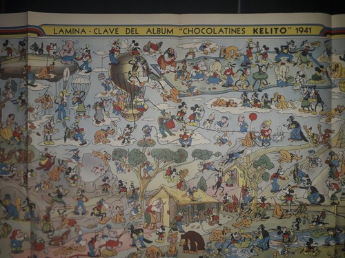 PÓSTER DE PERSONAJES DE WALT DISNEY, chocolates KELITO 1941, Argentina, Original - Imagen 5 de 5