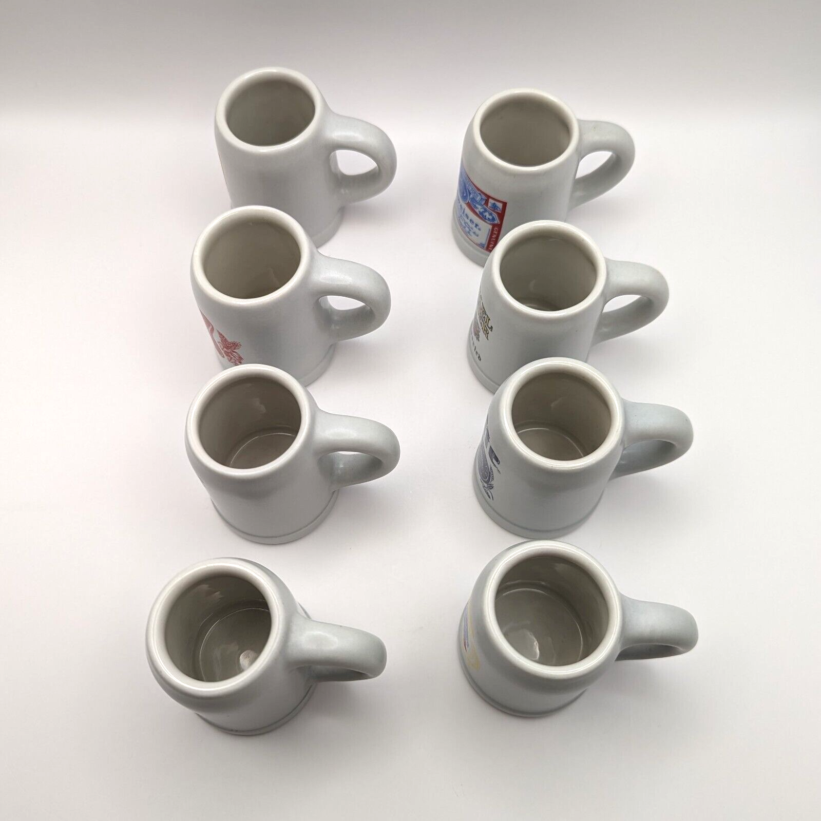 Beer Shot Mugs Set of 8 Man Cave Bar Decor | eBay