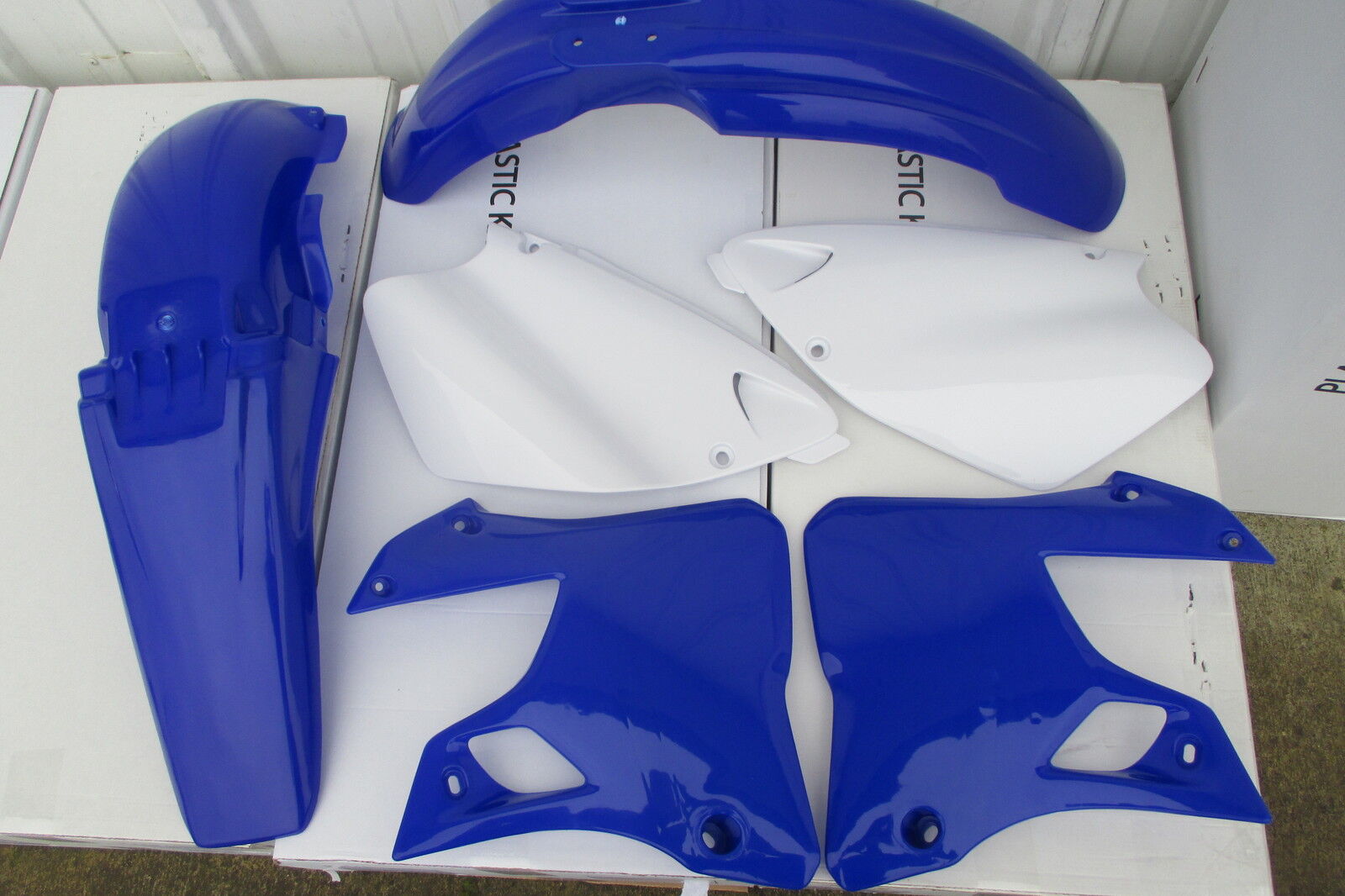 Polisport Complete Plastic Kit Set Blue YAMAHA YZ125 YZ250 2000-2001 90108