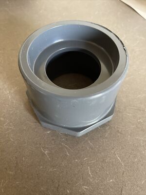 GF Reducer Bushing 3''x2'' SP x Slip SCH80 D2464/D2467 PVCI 837-338