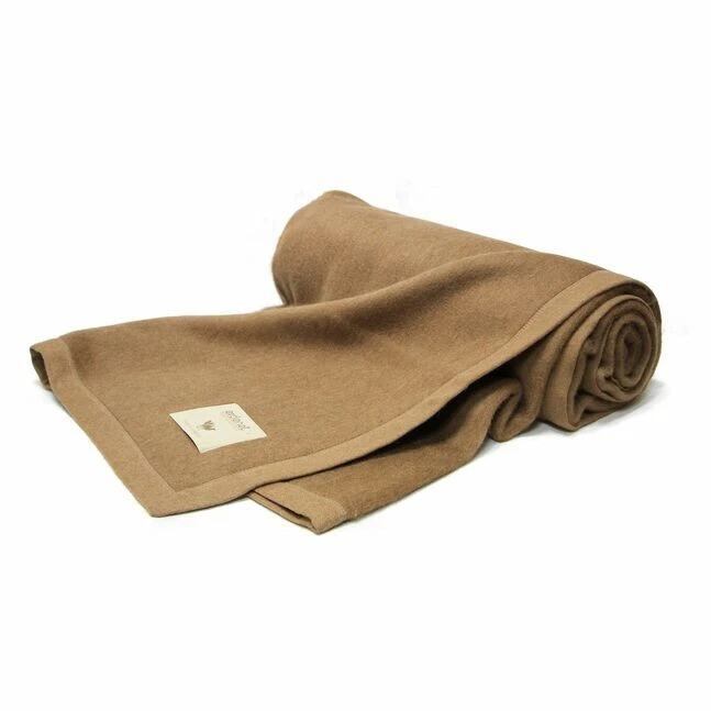 Camel wool blanket clearance