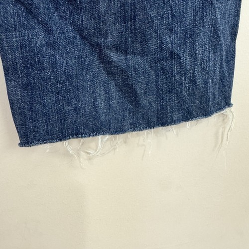 Levis 527 Blue Distressed Bootcut Denim Jeans Men's Size 30X26 (tag 30x30) - Picture 4 of 6