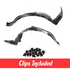 Front Driver Passenger Side Fender Liner Set W Clips For 2009-2010 Mazda 6