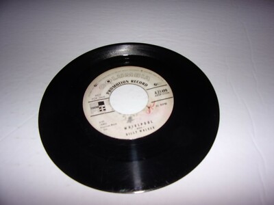 Billy Walker: Whirlpool / Go Ahead And Make Me Cry / 45 Rpm Promo 1956