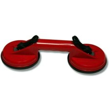 Ventosa doppia per sollevamento lastre vetro specchi piastrelle in PVC 25Kg