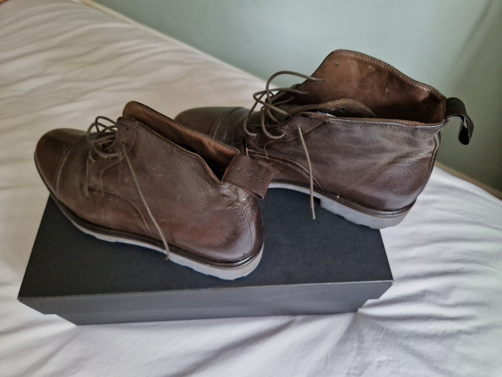 Toast sturlini boots brown leather size 39 eBay