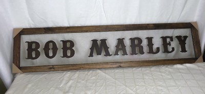 Big Wooden Bob Marley Sign | eBay
