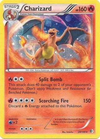 Charizard - (Cosmos Holo) 020/149 Blister Exclusives Holo - Picture 1 of 1