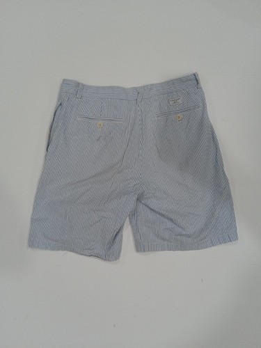 Pantalones Cortos Vineyard Vines Para Hombre 32 Seersucker Azul Blanco Rayas Playa Preppy - Imagen 6 de 8