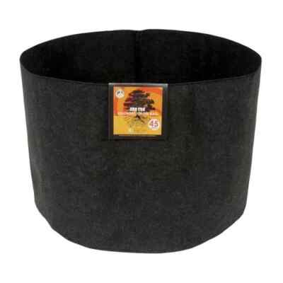 Pot Case Gro Pro Essential Grow Bag Fabric Pot - Black / 45 gallon (Case of 25 ...