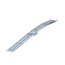 YUTRAX Aluminum 89” Folding Arched Ramp, 750 lb. Capacity, Single Ramp