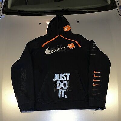 Nike Club JDI Just Do It Hoodie Black Mens Small 30th Nike Club JDI Just Do It Hoodie Black Mens Small 30th