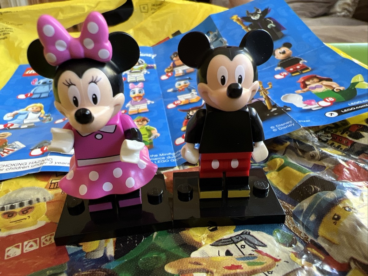LEGO Disney Series Mickey and Minnie Mouse Minifigure Lot (71012