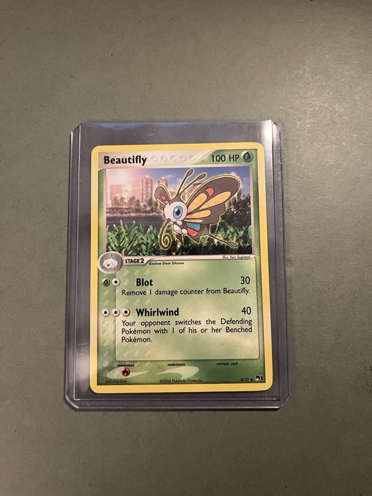 Beautifly 6/17 Pop 1 Series Promo Uncommon Pokemon Card NM