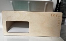 Lovevery Wooden Peg Drop Box Montessori Object Permanence Toy Teal Cylinders